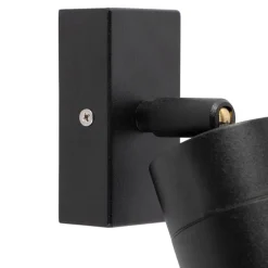 QAZQA Gartenbeleuchtung|Außenwandleuchten*Außenwandleuchte schwarz verstellbar IP44 - Solo