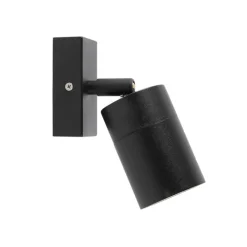 QAZQA Gartenbeleuchtung|Außenwandleuchten*Außenwandleuchte schwarz verstellbar IP44 - Solo