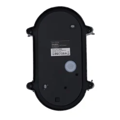 QAZQA Gartenbeleuchtung|Außenwandleuchten*Außenwandleuchte Silber Oval IP44 - Noutica