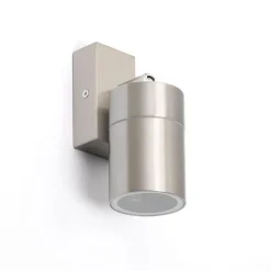 QAZQA Gartenbeleuchtung|Außenwandleuchten*Außenwandleuchte Stahl IP44 dreh- und neigbar - Solo