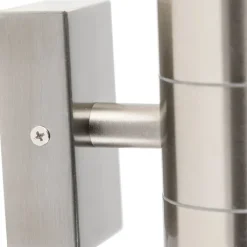 QAZQA Gartenbeleuchtung|Außenwandleuchten*Außenwandleuchte Stahl IP44 - Duo