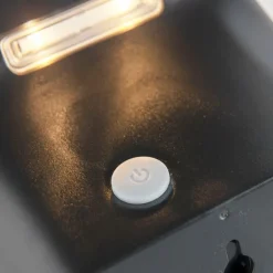 Shada Gartenbeleuchtung|Led-Außenleuchten*Außenwandleuchte weiß 21,5 cm mit Abblendlicht und Solarsensor - Daya