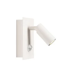 QAZQA Gartenbeleuchtung|Led-Außenleuchten*Außenwandleuchte weiß inkl. LED IP54 Bewegungssensor - Simon