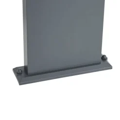 QAZQA Gartenbeleuchtung|Led-Außenleuchten*Außen-Wegeleuchte Dunkelgrau mit Bewegungssensor 60cm IP54 Solar - Judge