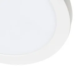 QAZQA Badezimmerlampen|Led-Außenleuchten*Aufbau- oder Einbaustrahler weiß 30 cm inkl. LED 3-Stufen-Dim-to-Warm mit Dip-Schalter - Trans