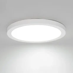 QAZQA Badezimmerlampen|Led-Außenleuchten*Aufbau- oder Einbaustrahler weiß 30 cm inkl. LED 3-Stufen-Dim-to-Warm mit Dip-Schalter - Trans