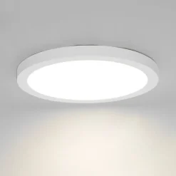 QAZQA Badezimmerlampen|Led-Außenleuchten*Aufbau- oder Einbaustrahler weiß 30 cm inkl. LED 3-Stufen-Dim-to-Warm mit Dip-Schalter - Trans