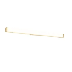 QAZQA Badezimmerlampen|Led-Wandleuchten*Badezimmer Wandleuchte Messing 92 cm inkl. LED IP44 - Cascada