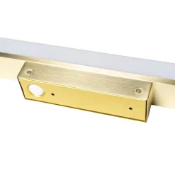 QAZQA Badezimmerlampen|Led-Wandleuchten*Badezimmer Wandleuchte Messing 92 cm inkl. LED IP44 - Cascada