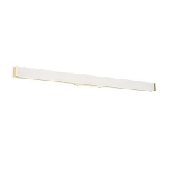 QAZQA Badezimmerlampen|Led-Wandleuchten*Badezimmer Wandleuchte Messing 92 cm inkl. LED IP44 - Cascada