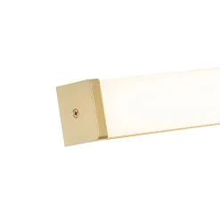 QAZQA Badezimmerlampen|Led-Wandleuchten*Badezimmer Wandleuchte Messing 92 cm inkl. LED IP44 - Cascada
