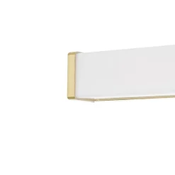 QAZQA Badezimmerlampen|Led-Wandleuchten*Badezimmer Wandleuchte Messing 92 cm inkl. LED IP44 - Cascada