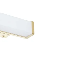 QAZQA Badezimmerlampen|Led-Wandleuchten*Badezimmer Wandleuchte Messing 32 cm inkl. LED IP44 - Cascada