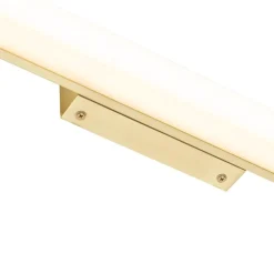 QAZQA Badezimmerlampen|Led-Wandleuchten*Badezimmer Wandleuchte Messing 62 cm inkl. LED IP44 - Cascada