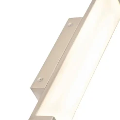 QAZQA Badezimmerlampen|Led-Wandleuchten*Badezimmerwandleuchte Stahl 32 cm inkl. LED IP44 - Cascada