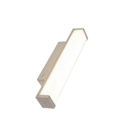 QAZQA Badezimmerlampen|Led-Wandleuchten*Badezimmerwandleuchte Stahl 32 cm inkl. LED IP44 - Cascada