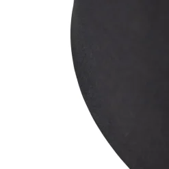 QAZQA Lampenschirme*Baumwolllampenschirm schwarz 40/35/22 mit goldener Innenseite