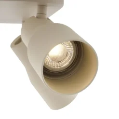 QAZQA Küchenlampen|Esszimmerlampen*Beige GU10 Deckenstrahler 50 mm quadratisch 4-flammig - Stanley