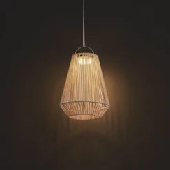 QAZQA Gartenbeleuchtung|Led-Außenleuchten*Böhmische Tischleuchte Beige inkl. LED 3-Stufen-Dimmbar IP54 Solar Wiederaufladbar - Duca