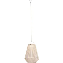 QAZQA Gartenbeleuchtung|Led-Außenleuchten*Böhmische Tischleuchte Beige inkl. LED 3-Stufen-Dimmbar IP54 Solar Wiederaufladbar - Duca