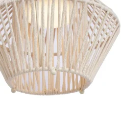 QAZQA Gartenbeleuchtung|Led-Außenleuchten*Böhmische Tischleuchte Beige inkl. LED 3-Stufen-Dimmbar IP54 Solar Wiederaufladbar - Duco