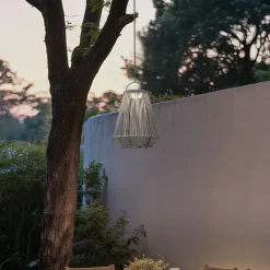 QAZQA Gartenbeleuchtung|Led-Außenleuchten*Böhmische Tischleuchte Grau inkl. LED 3-Stufen-Dimmbar IP54 Solar Wiederaufladbar - Duca