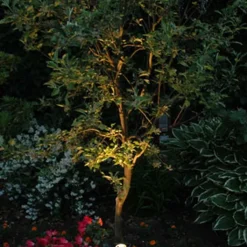 QAZQA Gartenbeleuchtung|Bodenstrahler Außen*Bodeneinbaustrahler für außen Edelstahl gebürstet 10,5 cm IP65 - Basic Square