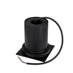 QAZQA Gartenbeleuchtung|Bodenstrahler Außen*Bodenstrahler für den Außenbereich, schwarz, quadratisch, verstellbar, IP65 – Delux