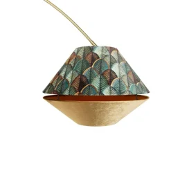 QAZQA Bogenlampen|Stehlampen*Bogenlampe aus Messing mit doppeltem, weißem Samtschirm, Blattdesign und Beige - XXL