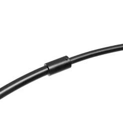 QAZQA Schlafzimmerlampen|Küchenlampen*Bogenlampe schwarz mit gold mit Rauchglas - Zuzanna