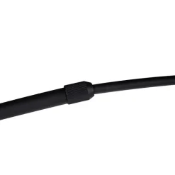 QAZQA Bogenlampen|Stehlampen*Bogenleuchte Schwarzer Samt-Schirm Rot mit Gold 50 cm - XXL