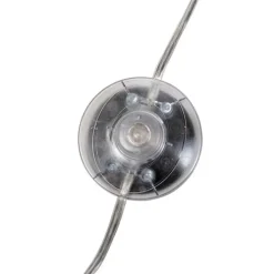 QAZQA Schlafzimmerlampen|Küchenlampen*Bogenleuchte Stahl Stoffschirm weiß 50/50/25 verstellbar - XL