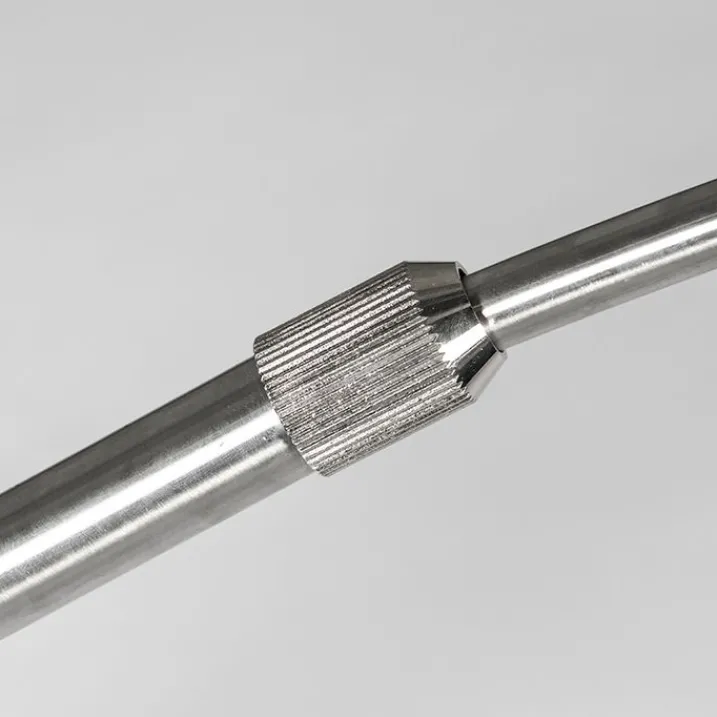 QAZQA Bogenlampen|Stehlampen*Bogenleuchte Stahl Stoffschirm schwarz 45 cm - XXL