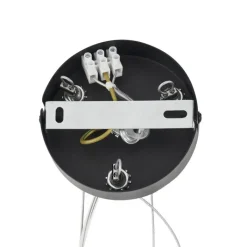 QAZQA Schlafzimmerlampen|Küchenlampen*Bohemianische Deckenleuchte schwarz mit bunten Blumen rot und pink - Flower Power