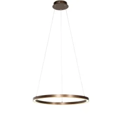 QAZQA Professional Led-Pendelleuchten|Pendelleuchten*Bronze Hängelampe 60 cm inkl. LED 3-stufig dimmbar - Girello