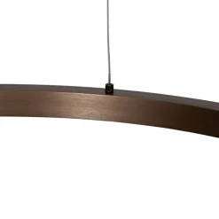 QAZQA Professional Led-Pendelleuchten|Pendelleuchten*Bronze Hängelampe 60 cm inkl. LED 3-stufig dimmbar - Girello