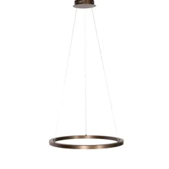 QAZQA Professional Led-Pendelleuchten|Pendelleuchten*Bronze Hängelampe 60 cm inkl. LED 3-stufig dimmbar - Girello