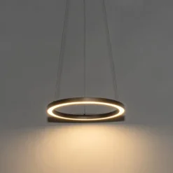 QAZQA Professional Led-Pendelleuchten|Pendelleuchten*Bronze Hängeleuchte 40 cm inkl. LED 3-stufig dimmbar - Girello