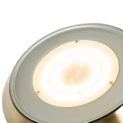 QAZQA Schlafzimmerlampen|Küchenlampen*Bronze Stehleuchte inkl. LED und Dimmer mit Leselampe - Fez