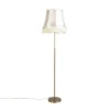 QAZQA Stehlampen|Wohnzimmerlampen*Bronze Stehleuchte mit Granny-Schirm Creme 45 cm einstellbar - Parte