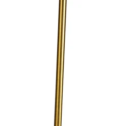 QAZQA Stehlampen|Wohnzimmerlampen*Bronze Stehleuchte mit Leinenschirm weiß 45 cm verstellbar - Parte
