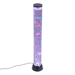 QAZQA Schlafzimmerlampen|Esszimmerlampen*Bubble Tube Schwarz 90cm inkl. LED RGB - Zoop