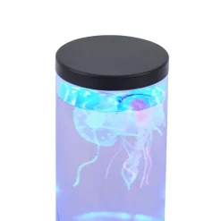 QAZQA Led-Tischleuchten|Tischlampen*Bubble Tube Schwarz 30cm inkl. LED RGB - Dweller