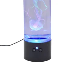 QAZQA Led-Tischleuchten|Tischlampen*Bubble Tube Schwarz 30cm inkl. LED RGB - Dweller