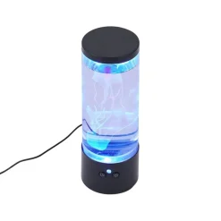 QAZQA Led-Tischleuchten|Tischlampen*Bubble Tube Schwarz 30cm inkl. LED RGB - Dweller