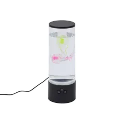 QAZQA Led-Tischleuchten|Tischlampen*Bubble Tube Schwarz 30cm inkl. LED RGB - Dweller