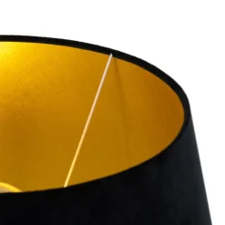 QAZQA Schlafzimmerlampen|Küchenlampen*Classic Stehlampe schwarz - Classico