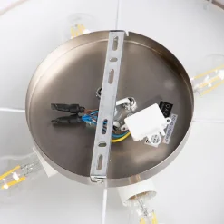 QAZQA Deckenleuchten|Wohnzimmerlampen*Country Deckenleuchte beige 50 cm - Drum