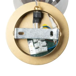 QAZQA Deckenstrahler|Aufbaustrahler*Country Spot gold verstellbar mit Rauchglas - Athen