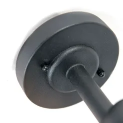 QAZQA Gartenbeleuchtung|Außenwandleuchten*Country Wandleuchte schwarz IP44 - Moreno